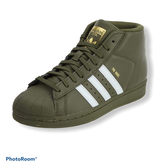 Nwt Adidas Pro Model Olive Green Shoes 